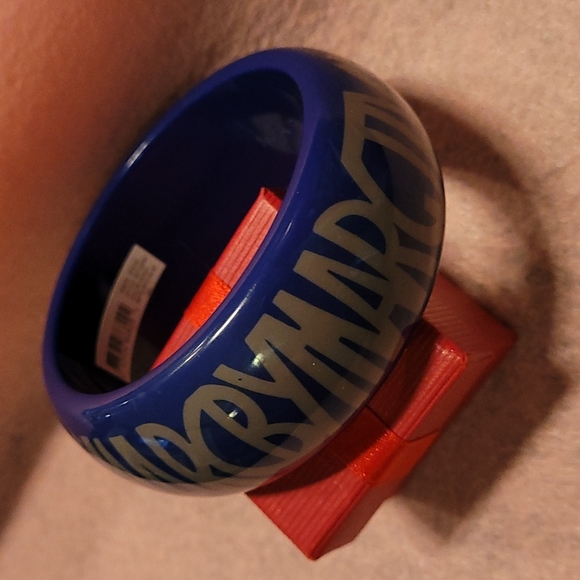NWT Marc by Marc Jacobs Blue Tan Bangle Bracelet - Picture 3 of 6